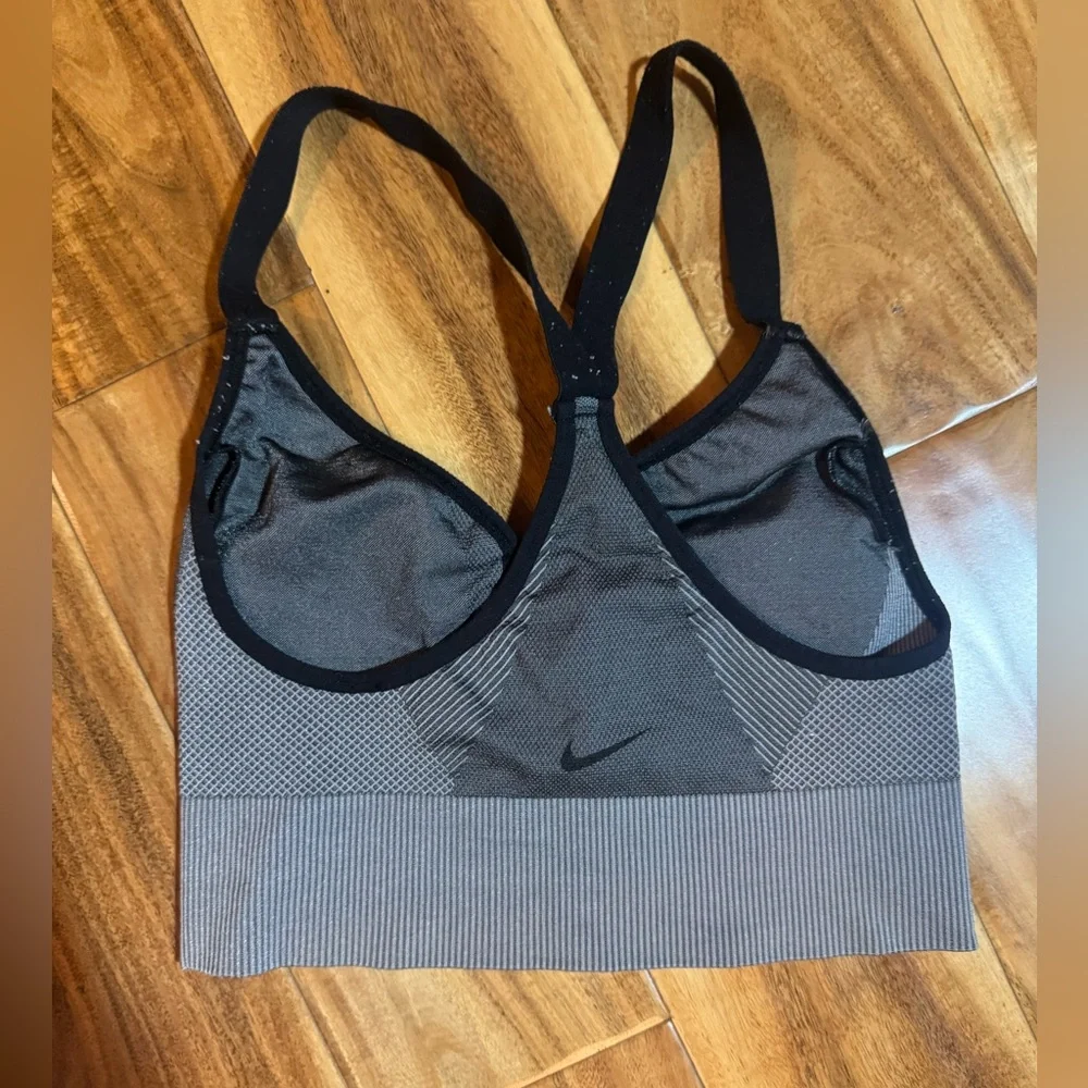 Nike Dri-fit Gray Crop Top Bra